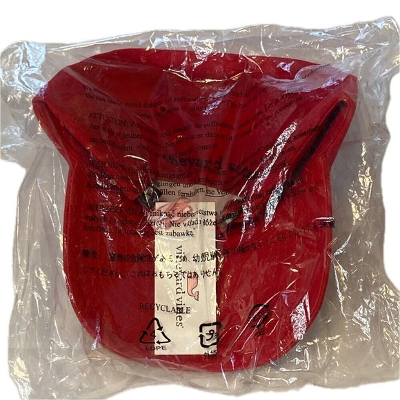 NWT Vineyard Vines Red Velvet Hat New in Bag OSFM - Picture 3 of 5